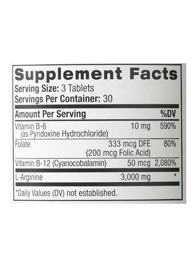 NATROL - L-Arginine Extra Strength Dietary Supplement - 90 Tablets - Image 1