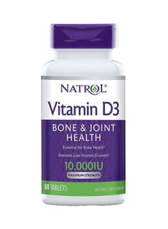 NATROL Vitamin D3 Bone And Joint Health Dietary Supplement - 60 Tablets  - Image 1