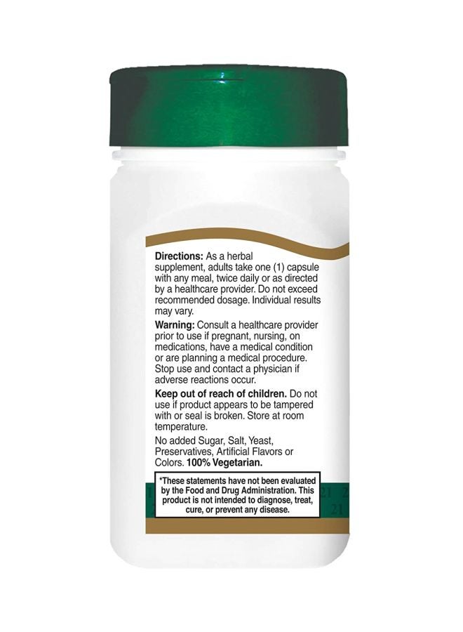 21st CENTURY Turmeric Complex 500 Mg - 60 Vegetable Capsules  - Image 3