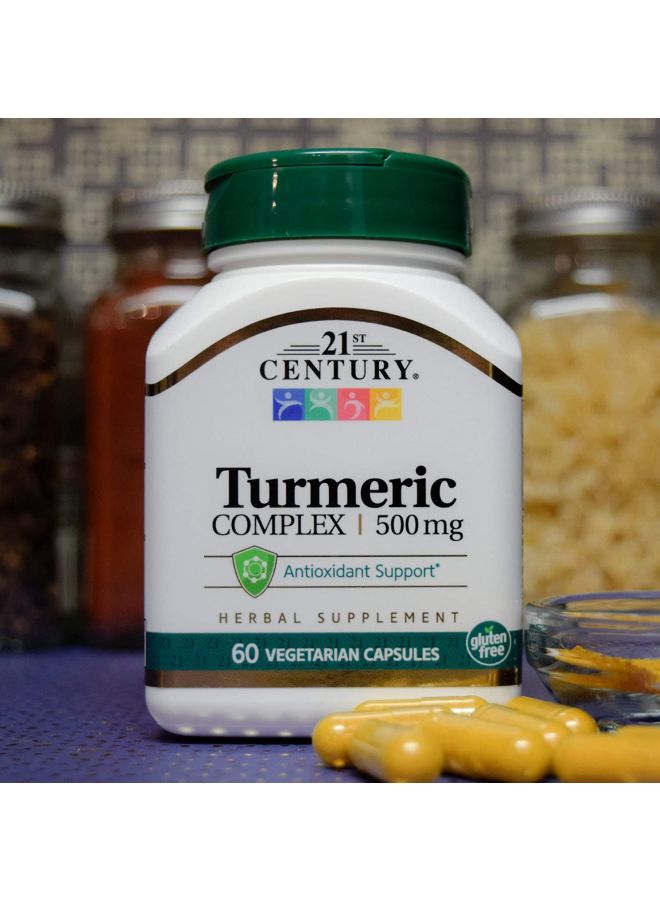 21st CENTURY Turmeric Complex 500 Mg - 60 Vegetable Capsules  - Image 5