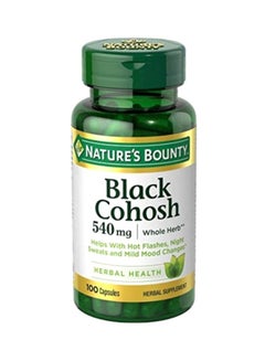 Black Cohosh Herbal Supplement 500 Mg - 100 Capsules