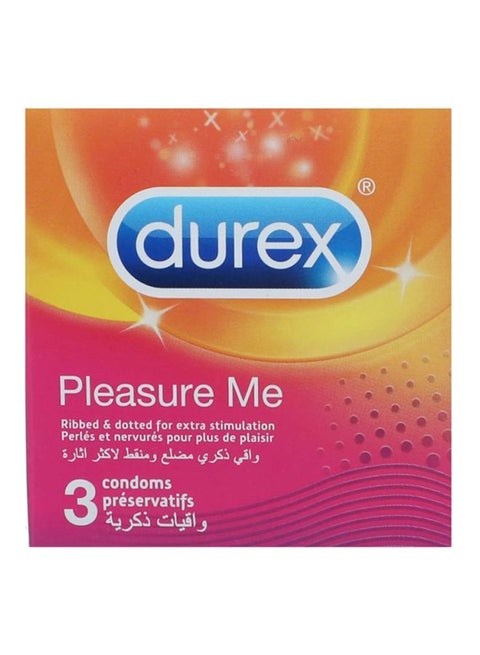 Pack Of 3 Pleasure Me Latex Condom
