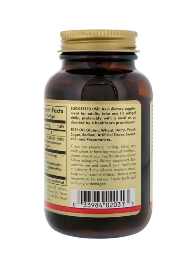 Solgar Beta-Carotene - 60 Softgels - Image 3