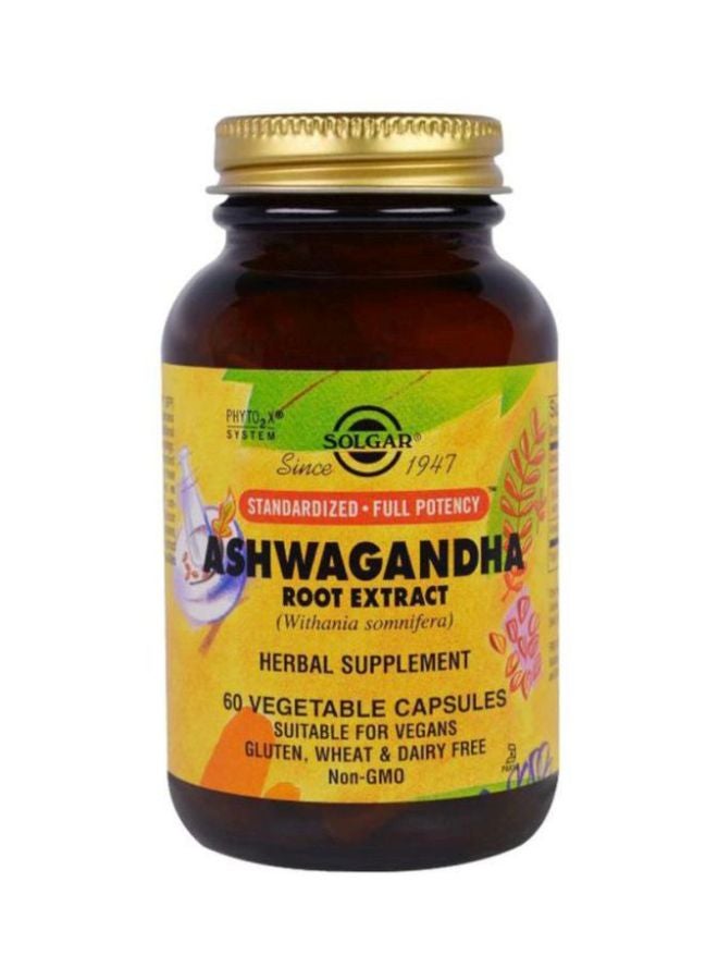 Solgar Ashwagandha Root Extract - 60 Capsules - Image 1