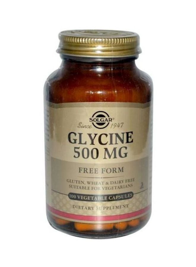 Solgar Glycine Dietary Supplement - 100 Capsules - Image 2