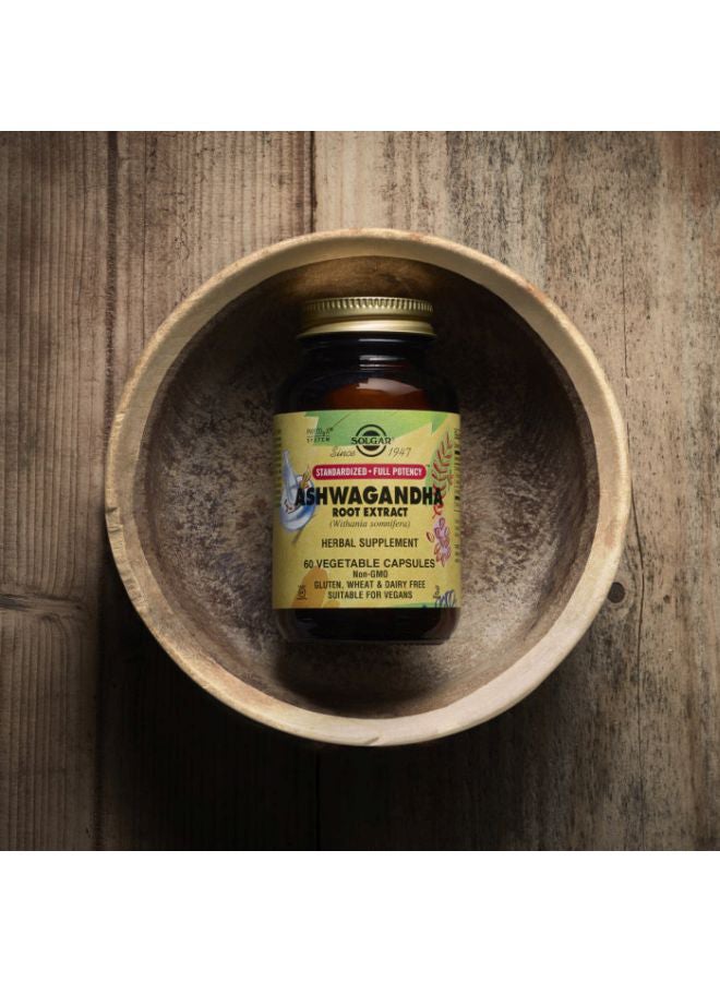 Solgar Ashwagandha Root Extract - 60 Capsules - Image 3