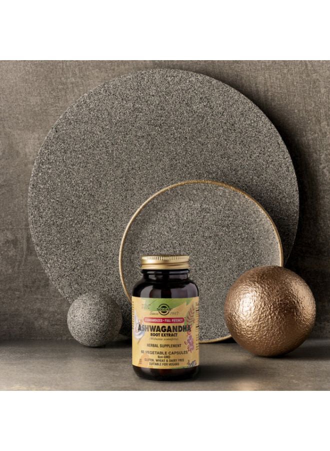 Solgar Ashwagandha Root Extract - 60 Capsules - Image 4