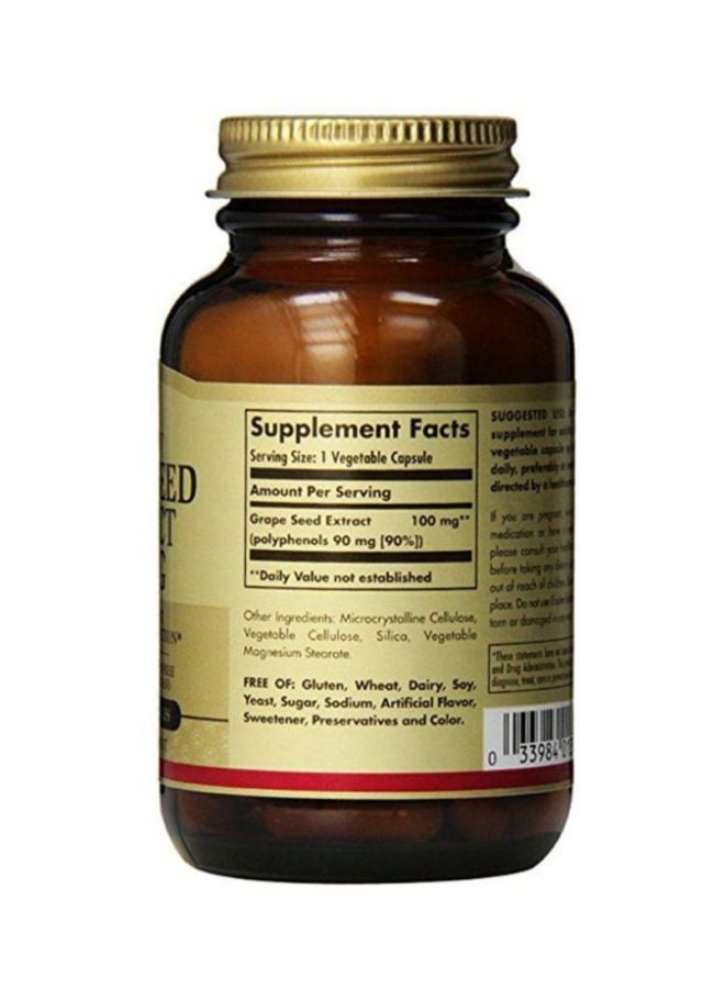 Solgar Grape Seed Extract - 60 Capsules - Image 3
