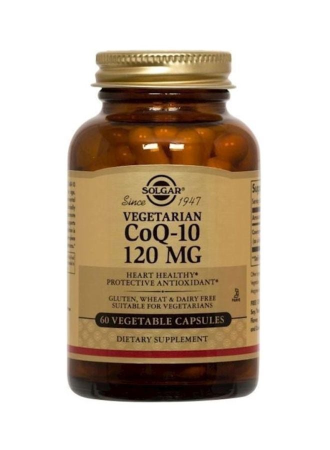 Solgar CoQ-10 Dietary Supplement 120mg - 60 Capsules - Image 1