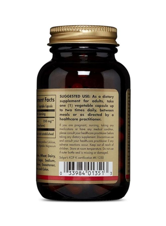 Solgar L-Glutathione Dietary Supplement 250mg - 60 Vegetable Capsules - Image 3