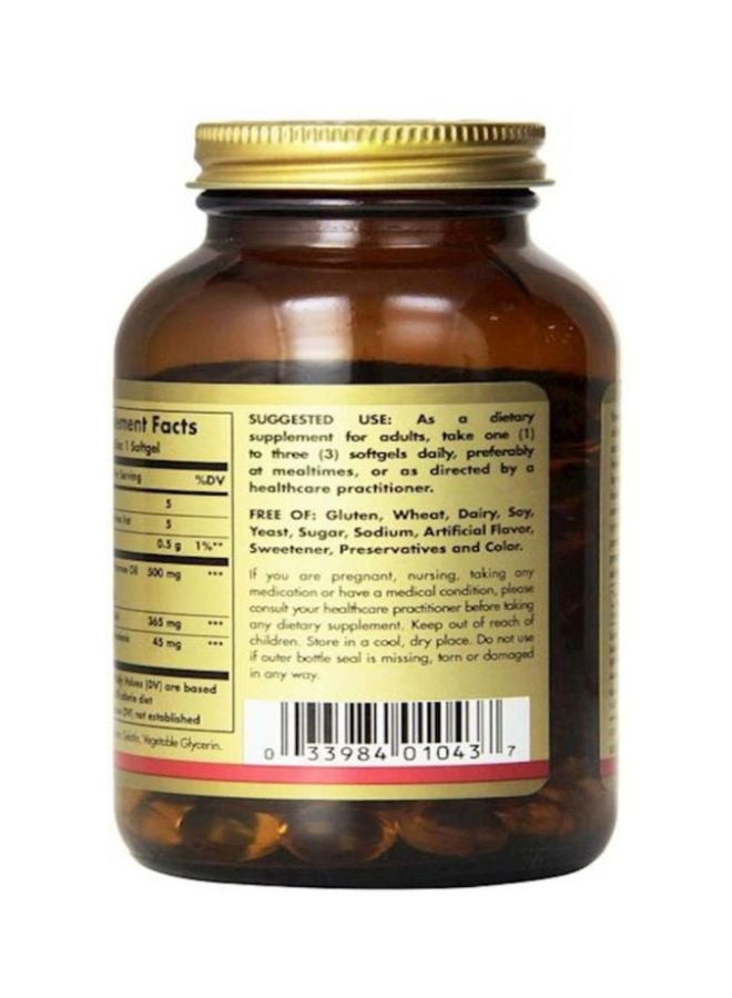 Solgar Evening Primrose Oil Dietary Supplement 500mg - 180 Softgels - Image 2