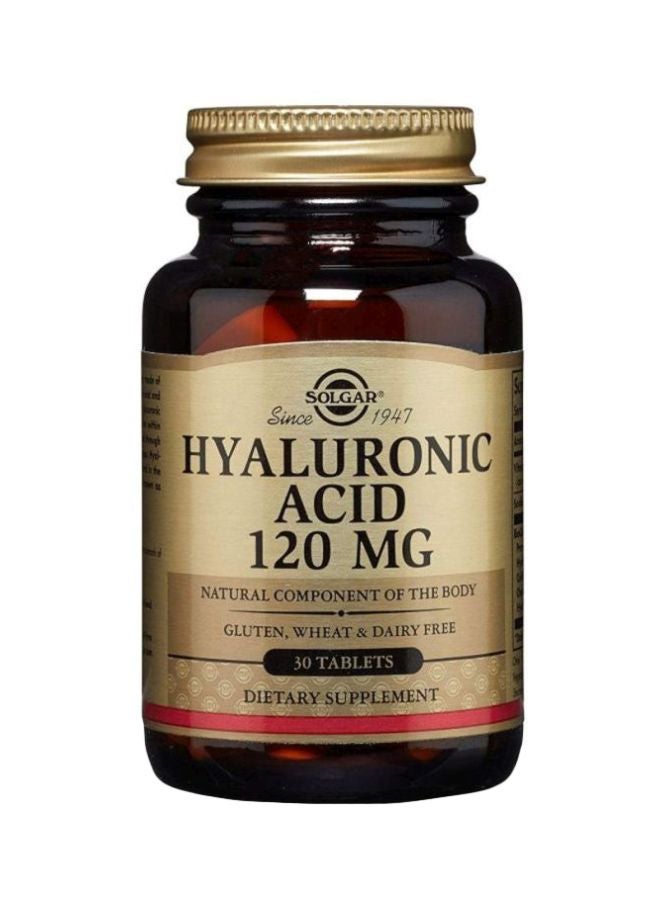 Solgar Pack Of 2 Hyaluronic Acid Dietary Supplement - 60 Tablets - Image 1