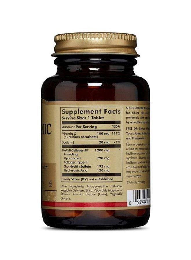 Solgar Pack Of 2 Hyaluronic Acid Dietary Supplement - 60 Tablets - Image 2