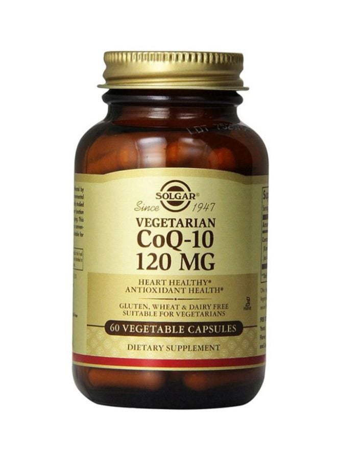 Solgar Vegetarian CoQ-10 Dietary Supplement - 60 Vegetable Capsules - Image 1