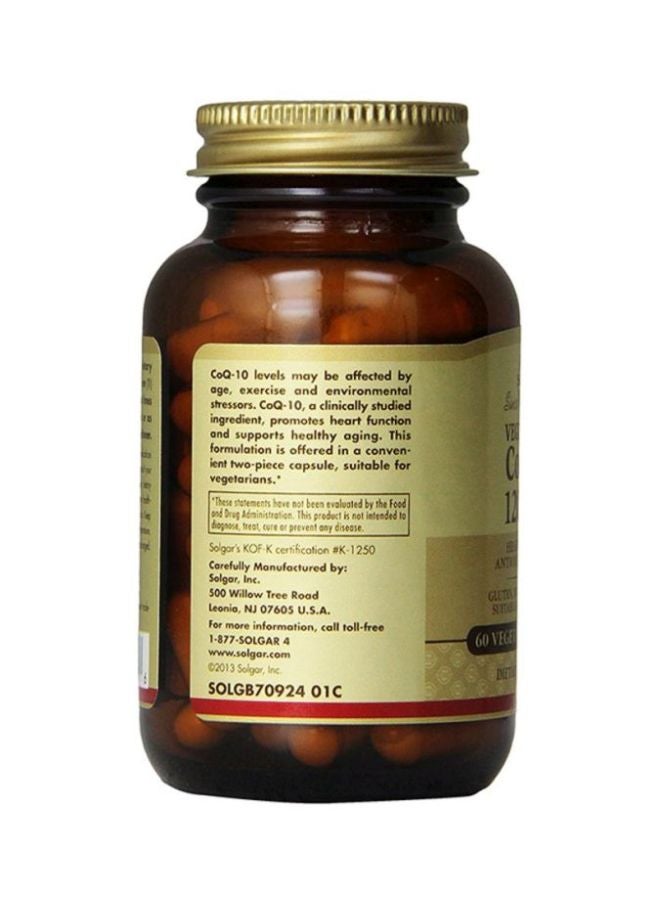Solgar Vegetarian CoQ-10 Dietary Supplement - 60 Vegetable Capsules - Image 2