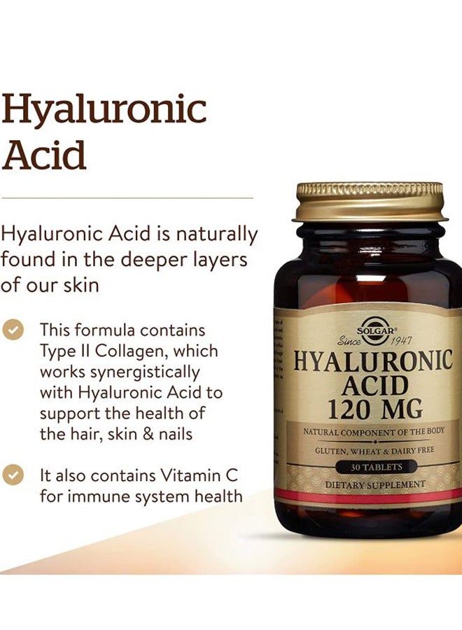 Solgar Pack Of 2 Hyaluronic Acid Dietary Supplement - 60 Tablets - Image 5