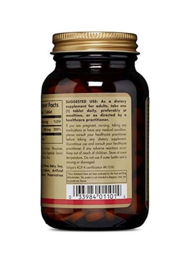 Solgar Folic Acid 800 MCG Dietary Supplement - 250 Tablets - Image 3