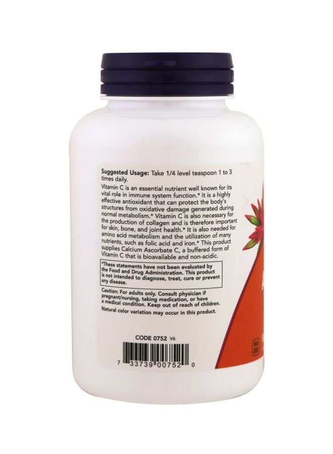 Now Foods Calcium Ascorbate Antioxidant Protection Vitamin C Powder - Image 2