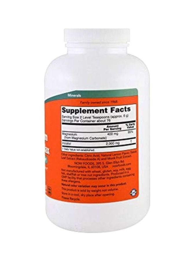 Now Foods - Magnesium Inositol Relax Dietary Supplement - Lemonade - Image 1
