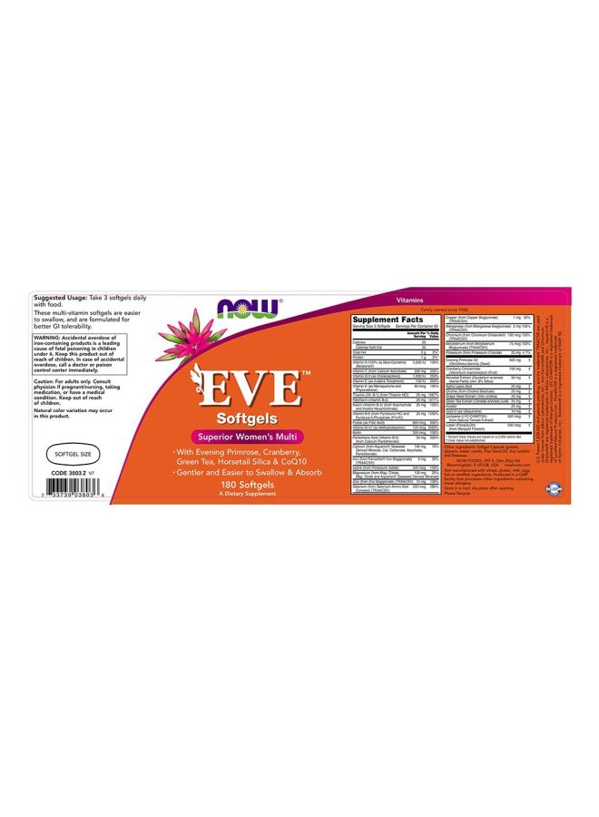 Now Foods - Eve Multiple Vitamin - 120 Capsules - Image 1