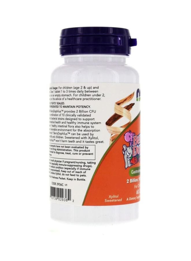 Now Foods - BerryDophilus Gastrointestinal Support  - 60 Chewables - Image 1
