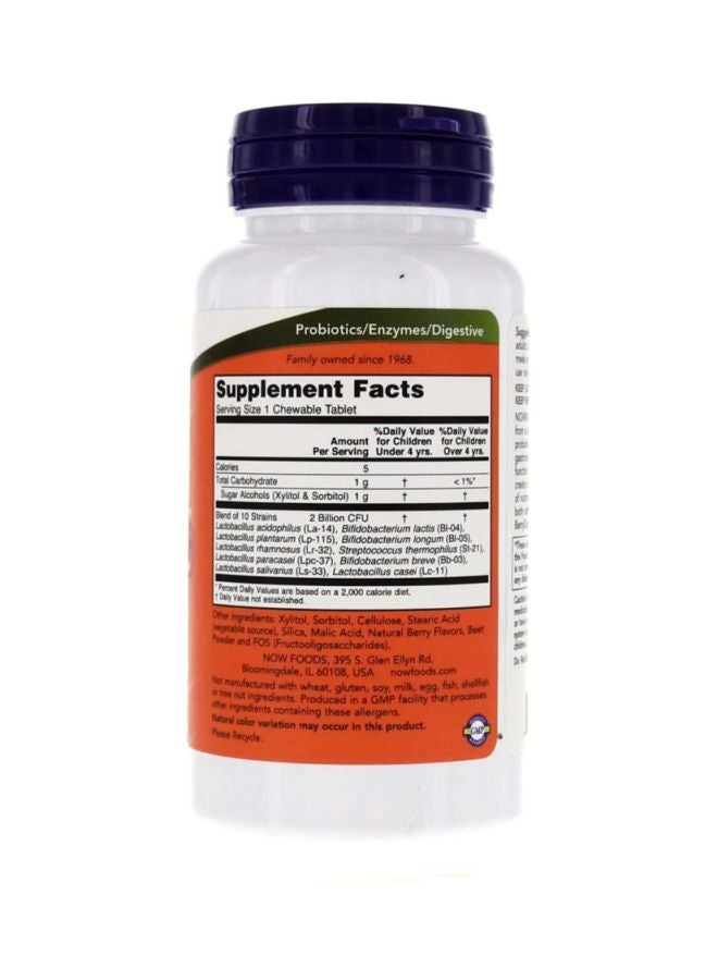 Now Foods - BerryDophilus Gastrointestinal Support  - 60 Chewables - Image 1