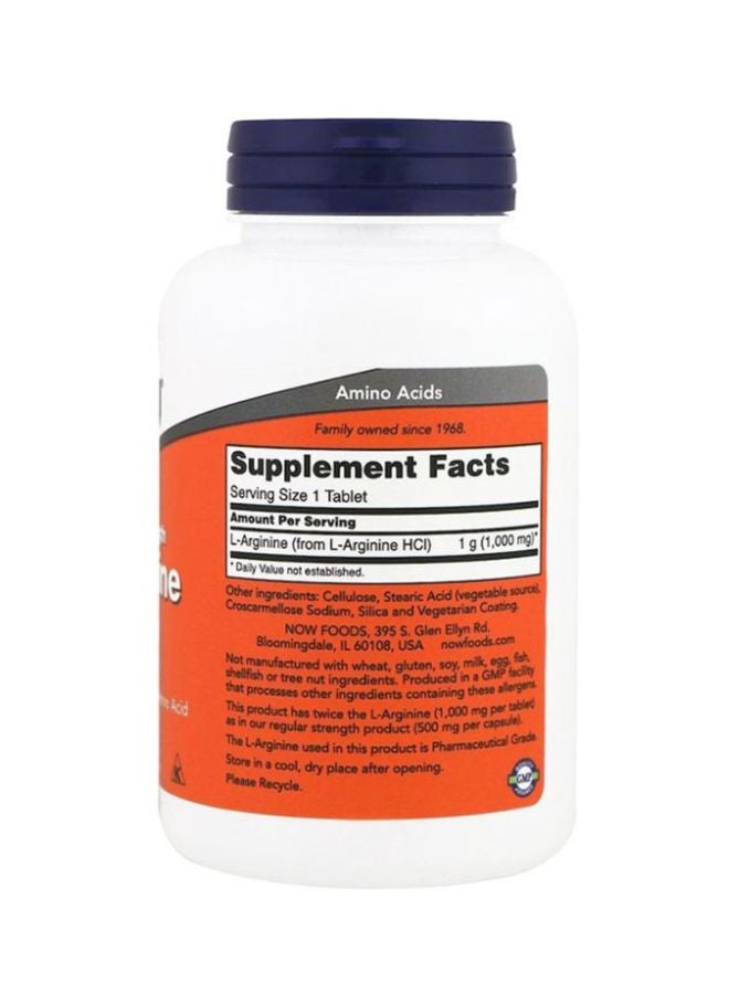L-arginine Amino Acid 500mg - 100 Capsules