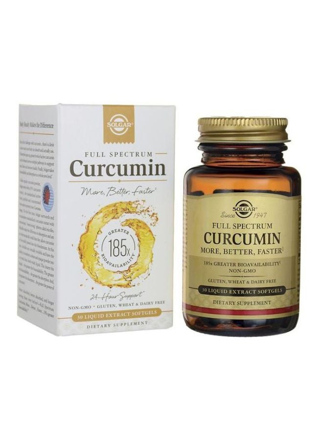 Solgar Full Spectrum Curcumin Dietary Supplement - 90 Softgels - Image 4