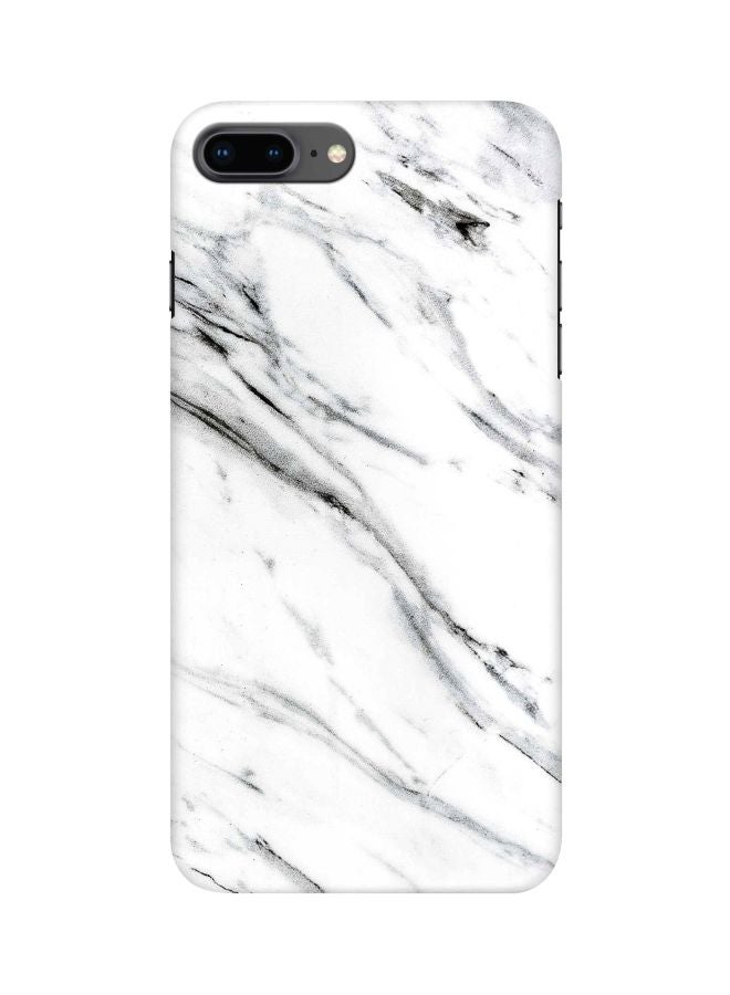 Stylizedd Snap Classic Series Dark Denim Printed Case For Apple iPhone 7 Plus Grey/White - Image 1