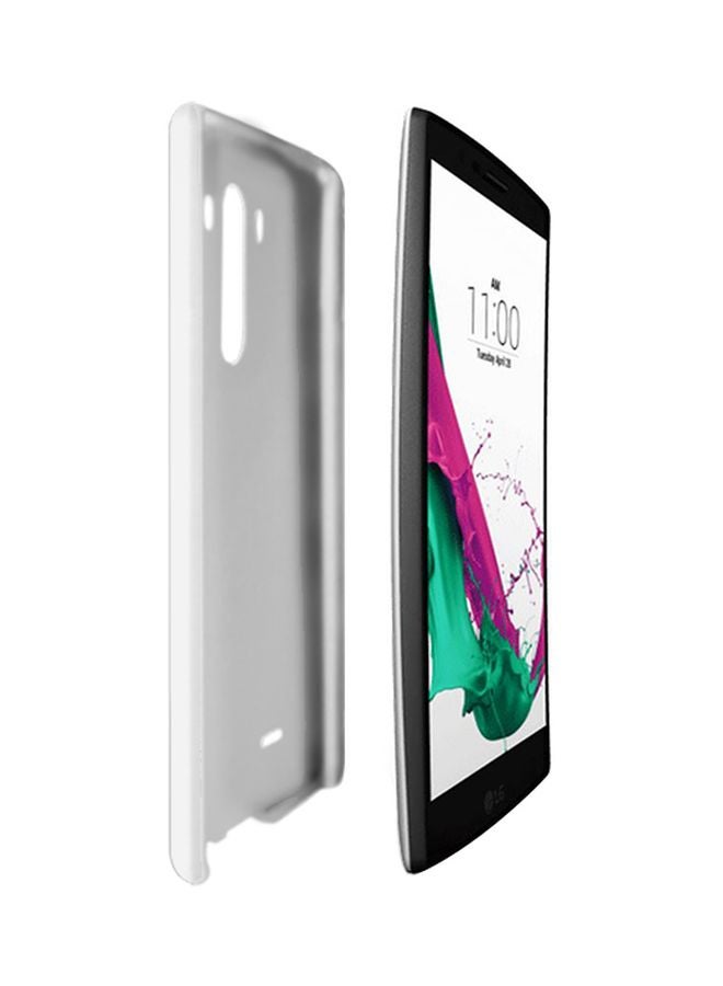 ستايلايزد Snap Classic Series Marble Printed Case Cover For LG G4 Black/White - Image 2