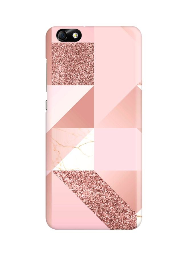Stylizedd Classic Series Marble Themed Case Cover For Huawei Honor 4X Pink/White - Image 1