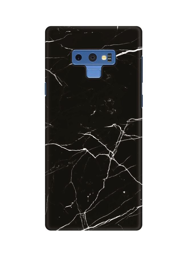 Stylizedd Marble Printed Protective Case Cover For Samsung Galaxy Note 9 Black/White - Image 1