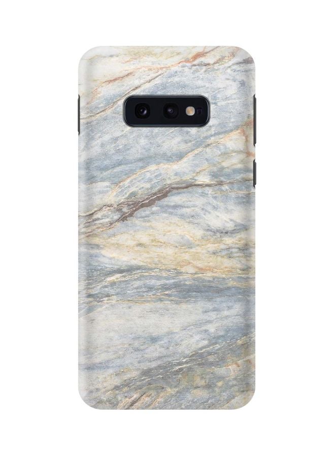 Stylizedd Snap Classic Series Marble Printed Case Cover For Samsung Galaxy S10e Grey/Beige - Image 1