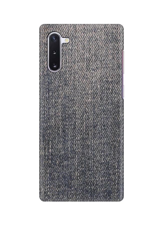 ستايلايزد غطاء حماية سهل التركيب بطبعة رخامية لهاتف سامسونج جالاكسي نوت 10 رمادي/أسود - Image 1