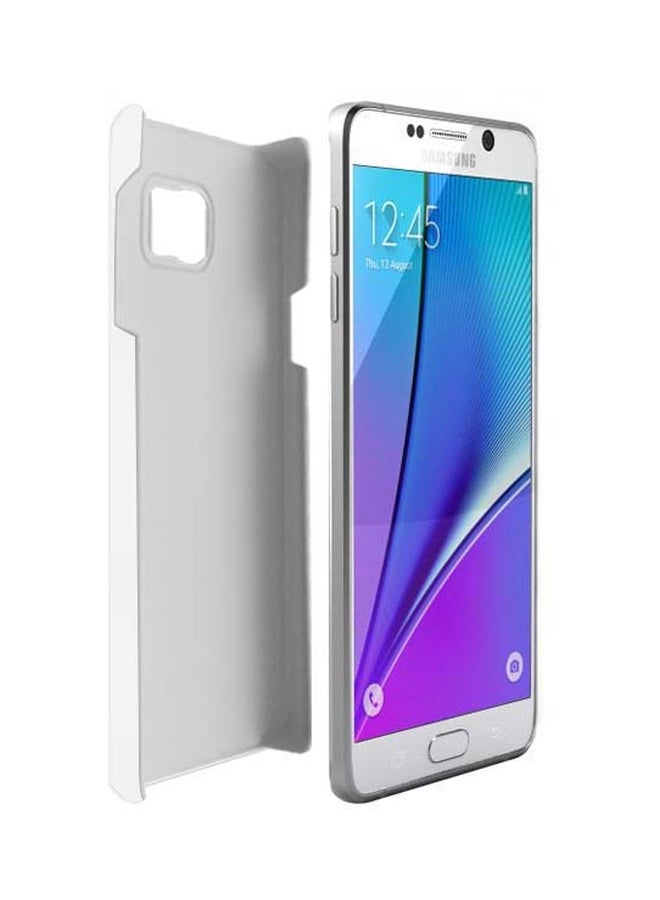 Stylizedd Snap Classic Series Dark Denim Printed Case Cover For Samsung Galaxy Note 5 Blue - Image 2