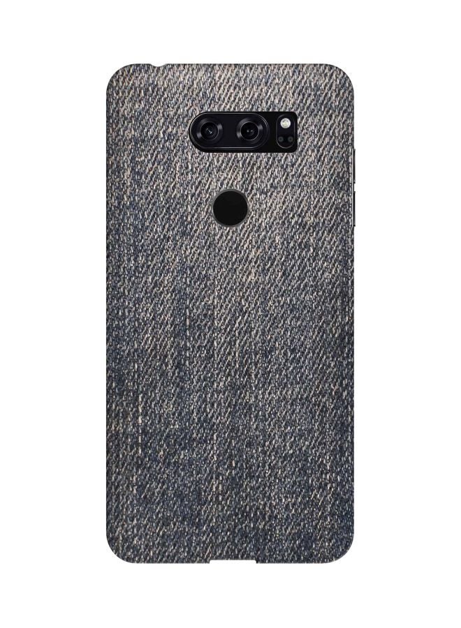 Stylizedd Dark Denim Printed Protective Case Cover For LG V30 Grey - Image 1