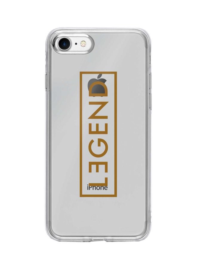 Stylizedd Classic Clear Series Legend Printed Case Cover For Apple iPhone 7 Clear/Brown  - Image 1