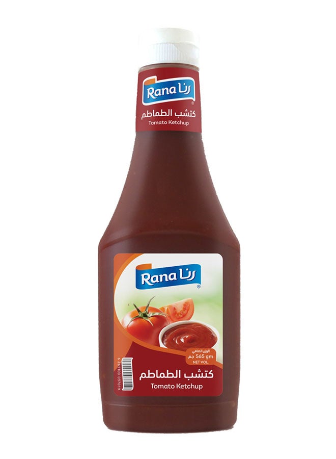 كاتشب الطماطم العادي في عبوة بلاستيكية 565جرام