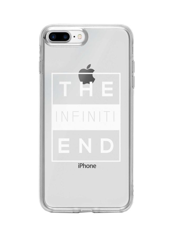 Stylizedd Classic Clear Series The Infinite End Printed Case Cover For Apple iPhone 8 Plus Clear/White - Image 1