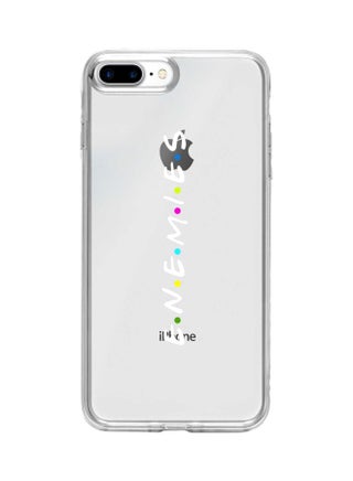 Classic Clear Series Enemies Printed Case Cover For Apple iPhone 8 Plus Clear/White/Blue - v1600930011/N40438297A_1