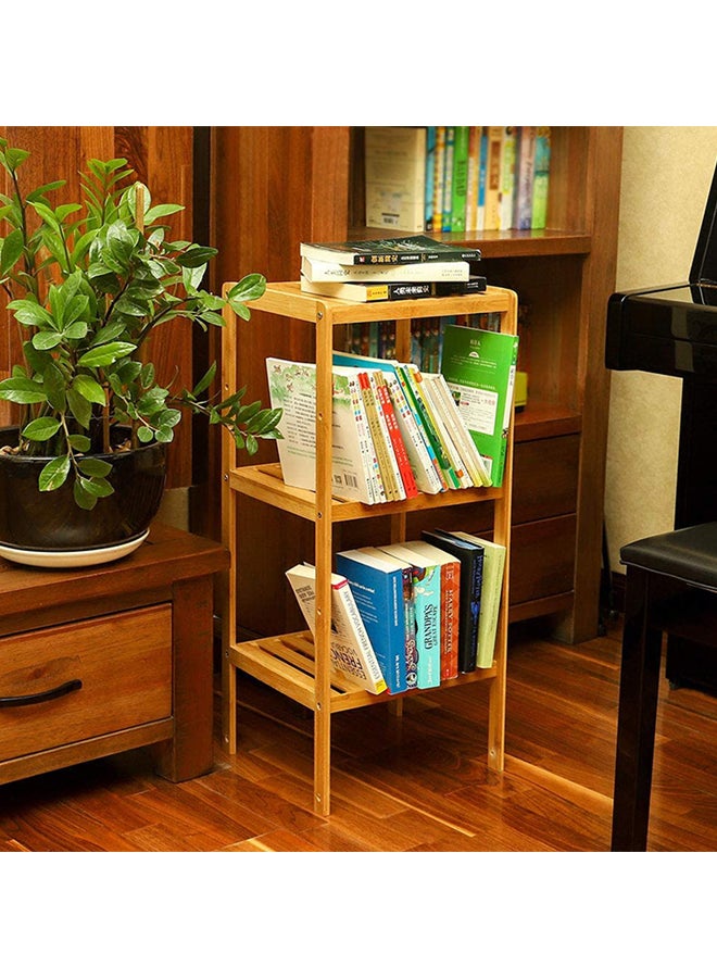 ياتاي خزانة تخزين مزودة بـ3 أرفف مصنوعة من الخشب بني 35x80x22سم - Image 4