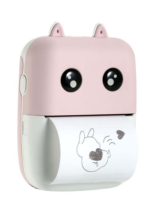 Aibecy Bluetooth Pocket Thermal Printer 10.9x3.8x7.9cm Pink/White - Image 2