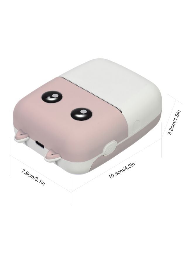 Aibecy Bluetooth Pocket Thermal Printer 10.9x3.8x7.9cm Pink/White - Image 3