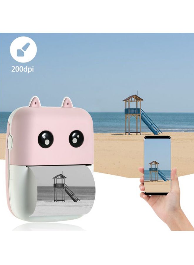 Aibecy Bluetooth Pocket Thermal Printer 10.9x3.8x7.9cm Pink/White - Image 5