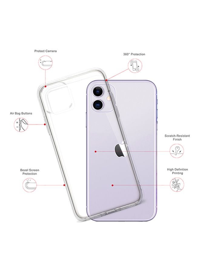 Stylizedd Classic Clear Series Che Guevara  Printed Case Cover For Apple iPhone 11 Green/Black - Image 2