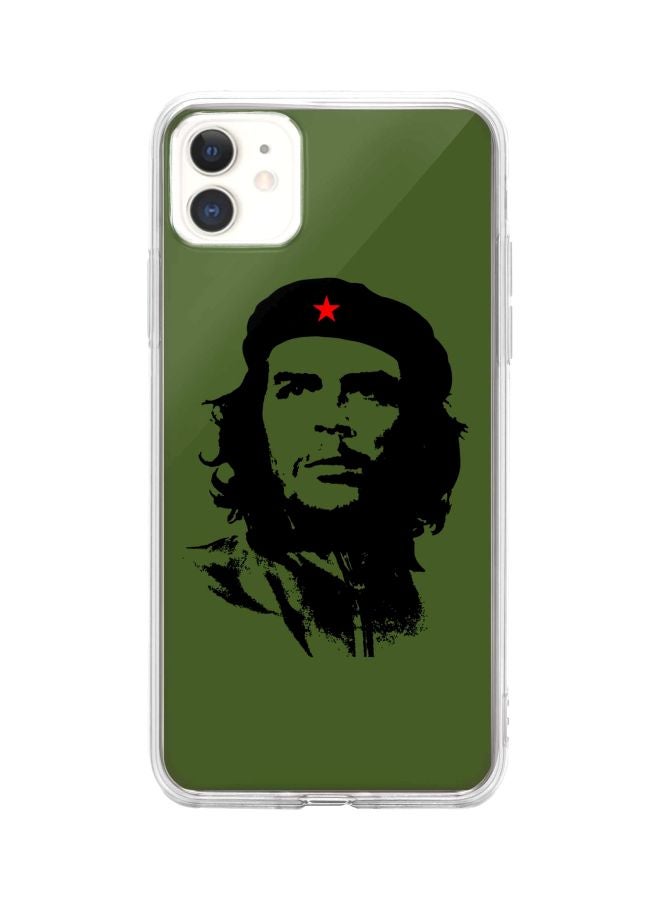 Stylizedd Classic Clear Series Che Guevara  Printed Case Cover For Apple iPhone 11 Green/Black - Image 1