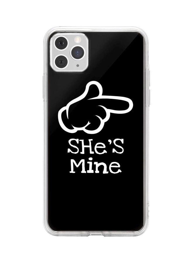 Stylizedd Classic Series She's Mine Printed Case Cover For Apple iPhone 11 Pro Max Black/White - Image 1