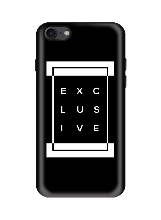 Stylizedd Exclusive Printed Protective Case For Apple iPhone 7 Black/White - Image 1