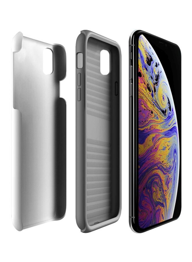 Stylizedd Tough Pro Series I Love You Dad Printed Case Cover For Apple iPhone XS Max Black/White/Yellow - Image 2