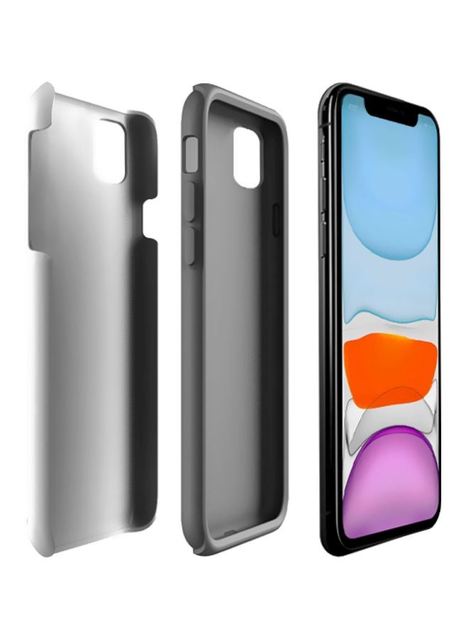 Stylizedd Tough Pro Series Dubai Horizon Printed Case Cover For Apple iPhone 11 White/Red/Black - Image 2